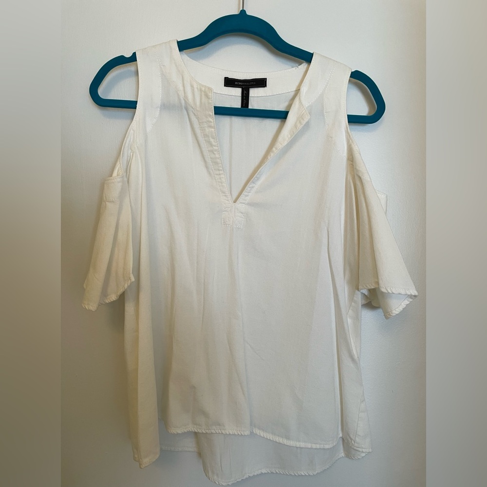 BCBGMaxAzria Cold-shoulder Top - XXS (more like a XS in size)